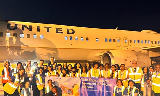 Por Segundo Año Consecutivo, United Airlines Presenta El Mundo De La Aviación Para Inspirar a Las Niñas en El “Día De Las Niñas En La Aviación”