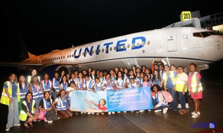 United Airlines en Panamá llevó a cabo el Día de las Niñas de la Aviación 2025
